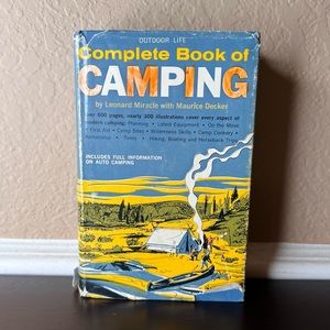 Vintage Midcentury “The Complete Book of Camping” by Miracle & Decker, Outdoor